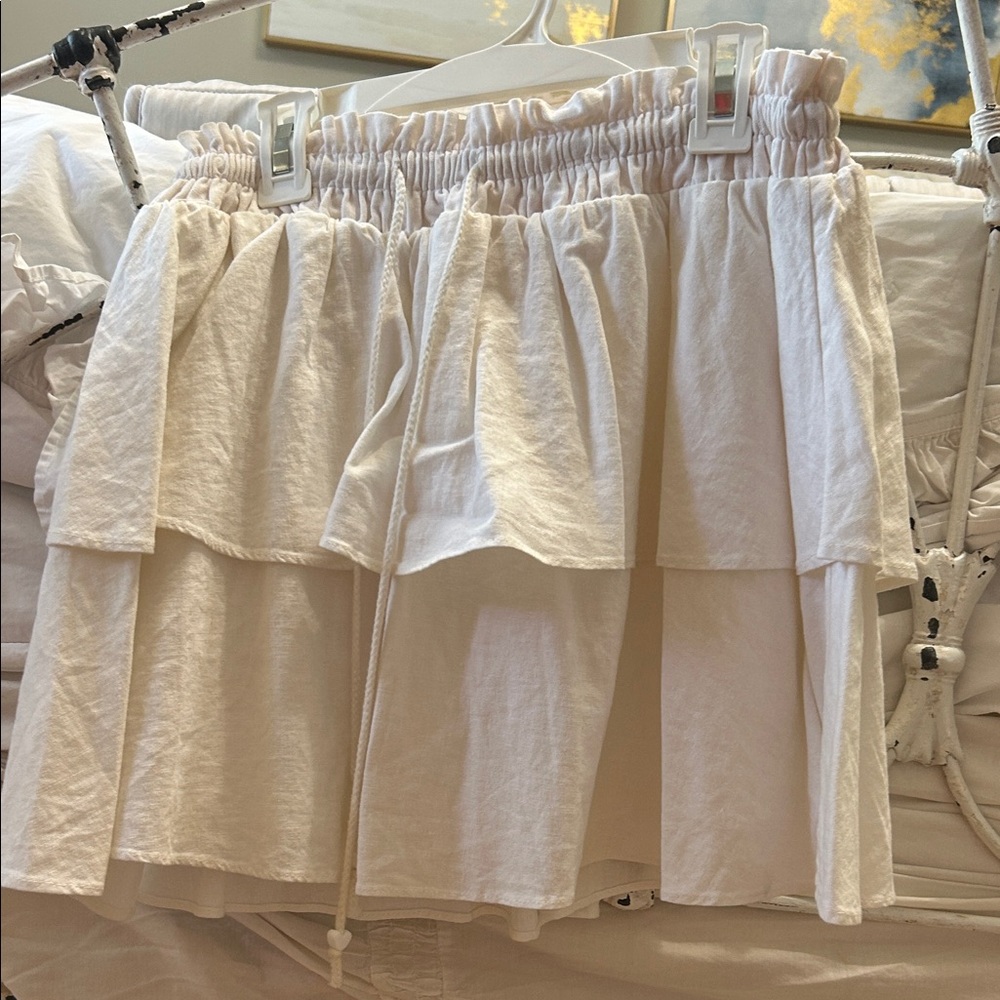 Stoney Clover Ln x Target collab Elegant White Tiered Skirt